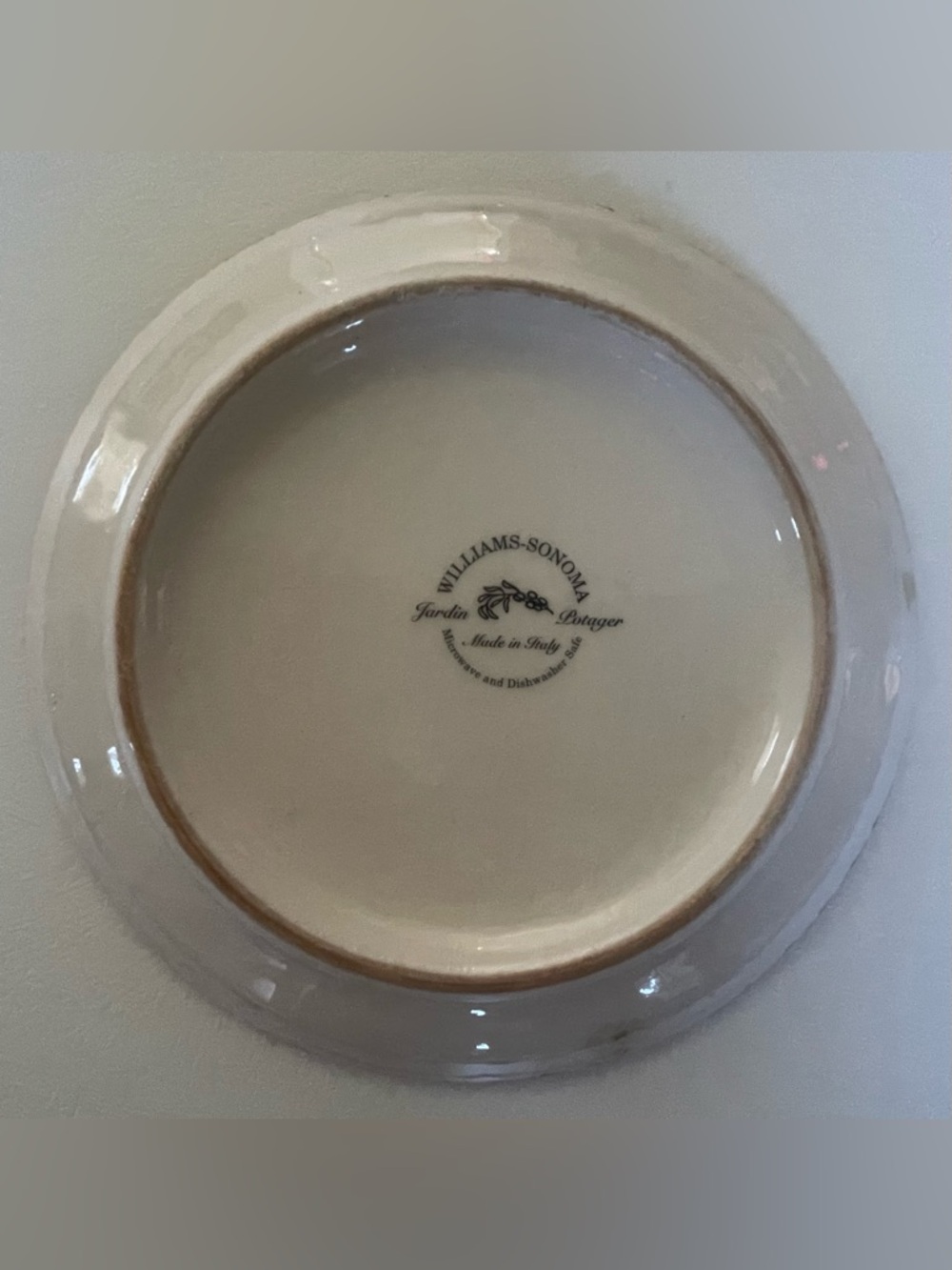 Williams Sonoma Jardin Potager Eggplant & Greens Salad Plate $50 - Picture 2 of 2